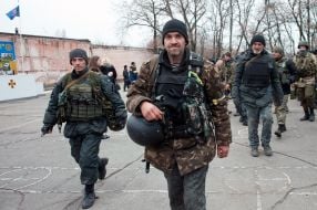 Soldiers of the National Guard of Ukraine