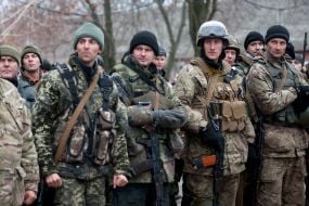 Soldiers of the National Guard of Ukraine