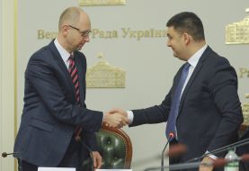 Арсений Яценюк и Владимир Гройсман