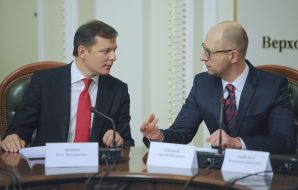 Олег Ляшко и Арсений Яценюк