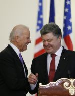 Petr Poroshenko and Joe Biden