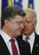Petr Poroshenko and Joe Biden