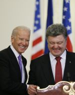 Petr Poroshenko and Joe Biden