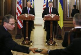 Petr Poroshenko and Joe Biden
