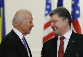Petr Poroshenko and Joe Biden