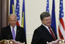 Petr Poroshenko and Joe Biden