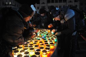 Мітинг, присвячений річниці Євромайдану