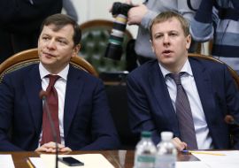 Oleg Lyashko and Vitaly Khomutynnyk