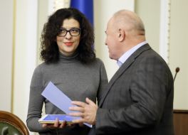 Oksana Syroed and Viktor Chumak