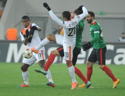 Игровой момент матча