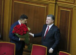 Vladimir Groisman and Petr Poroshenko