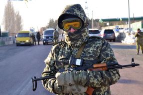Ukrainian soldier