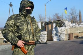 Ukrainian soldier