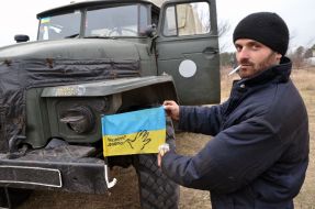 Ukrainian soldier