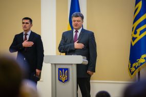 Petr Poroshenko and Vitaliy Yarema