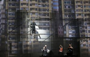 General rehearsal the opera "Coriolanus"