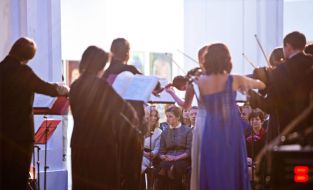 Marina Poroshenko attended a charity concert