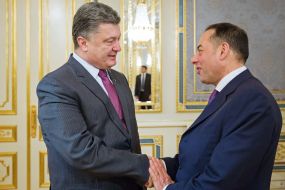 Meeting of Petro Poroshenko and Gianni Pittella