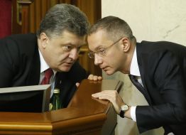 Petr Poroshenko and Boris Lozhkyn