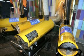 The heaters in the hospital "Okhmatdet"