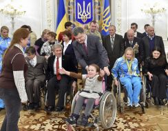 Petr Poroshenko met with people with limited opportunities