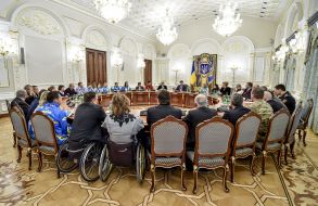 Petr Poroshenko met with people with limited opportunities