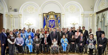 Petr Poroshenko met with people with limited opportunities
