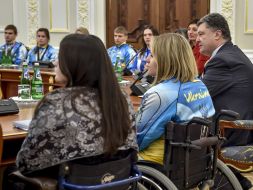 Petr Poroshenko met with people with limited opportunities