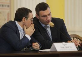 Vitaliy Klichko and Igor Nikonov