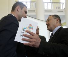 Vitaliy Klichko and Igor Nikonov