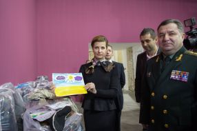 Marina Poroshenko and Stepan Poltorak