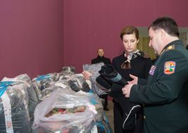 Marina Poroshenko and Stepan Poltorak