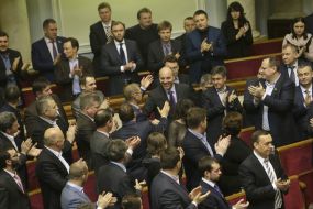 People's Deputies congratulate Andrey Parubiy