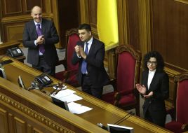 Володимир Гройсман, Андрій Парубій та Оксана Сироїд