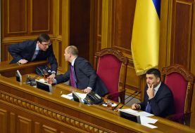 Юрій Луценко, Володимир Гройсман та Андрій Парубій