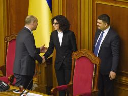 Володимир Гройсман, Андрій Парубій та Оксана Сироїд