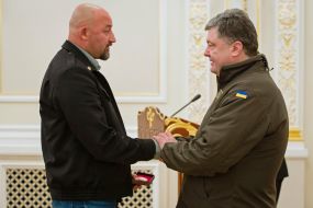Petro Poroshenko and Alexey Mochanov