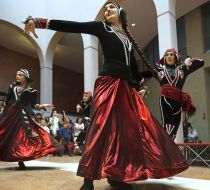 Georgian dance group
