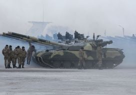 Military airfield in Chuhuyiv