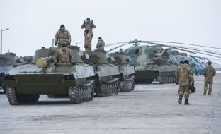 Military airfield in Chuhuyiv