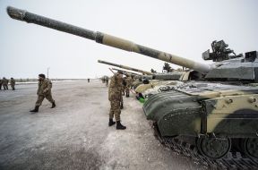 Military airfield in Chuhuyiv