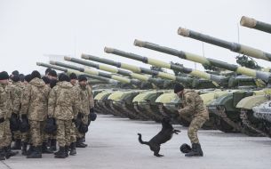 Military airfield in Chuhuyiv
