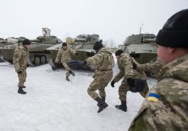Military airfield in Chuhuyiv