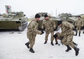 Military airfield in Chuhuyiv