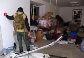 Consequences of the explosion in the office of the movement "Volunteer hundred"