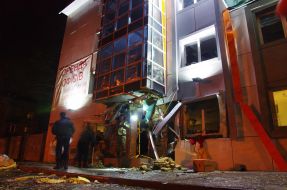 Consequences of the explosion in the office of the movement "Volunteer hundred"