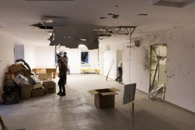 Consequences of the explosion in the office of the movement "Volunteer hundred"