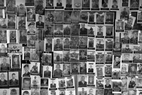 The protest action near the "Inter" office