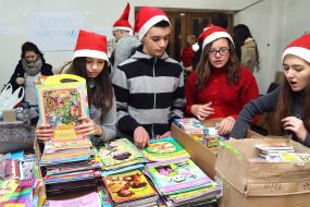 Volunteers at the "Factory of St. Nicholas"