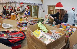 Volunteers at the "Factory of St. Nicholas"